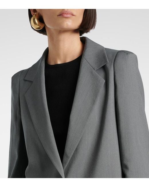 Blazer Ebridi di Max Mara in Gray