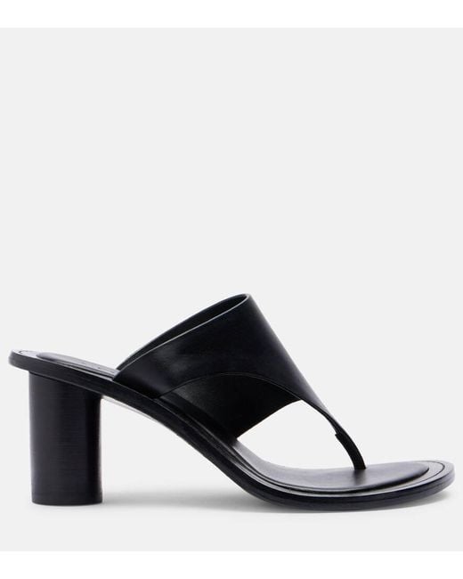 Tongs Hardie En Cuir A.Emery en coloris Black