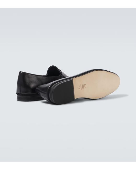 Rubinacci Loafers Aus Leder in Black für Herren