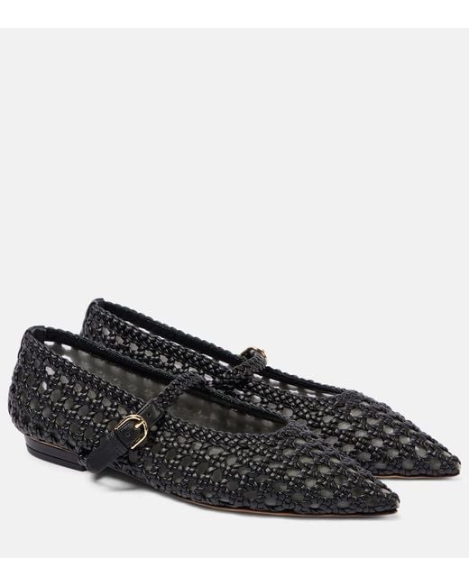 Ulla Johnson Black Ballerinas Gracie