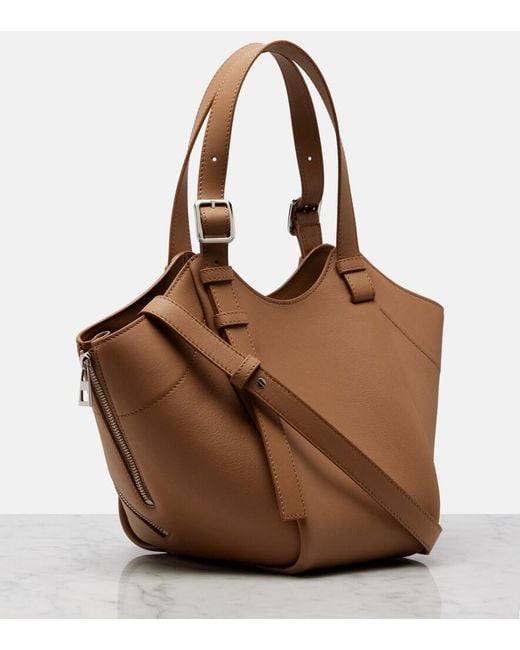 Loewe Brown Hammock Flip Medium Leather Tote Bag