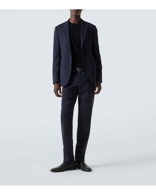 Manolo Blahnik Slip-Ons Kate Aus Leder in Black für Herren