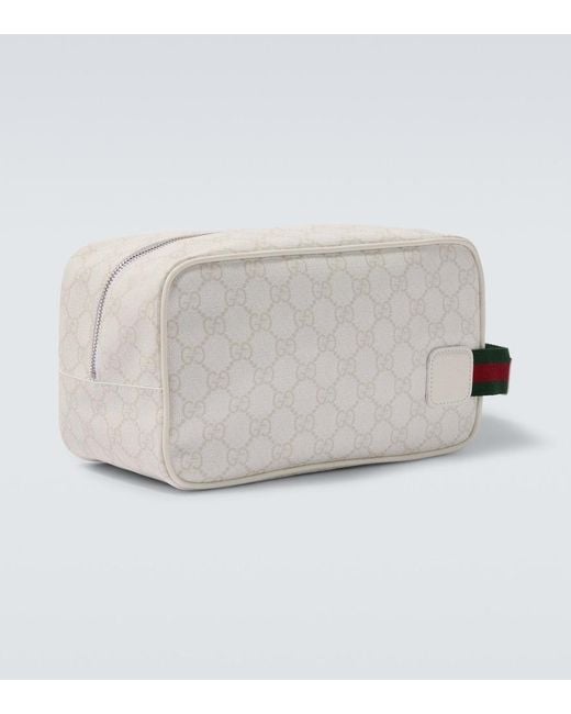 Gucci Natural Gg Supreme Toiletry Bag for men