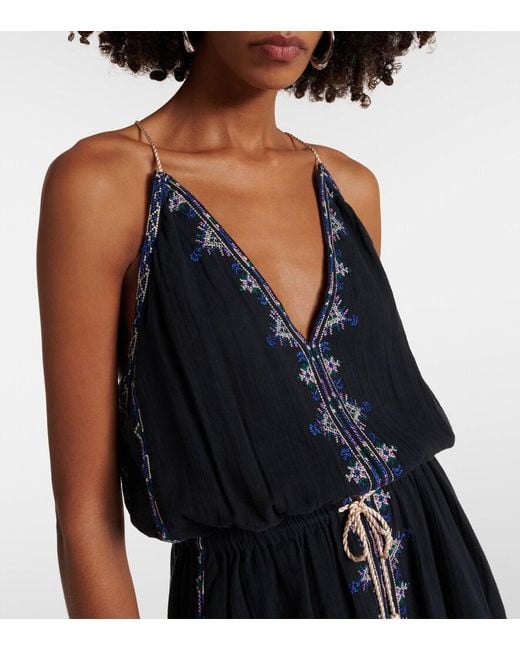 Isabel Marant Blue Siana Midi Dress