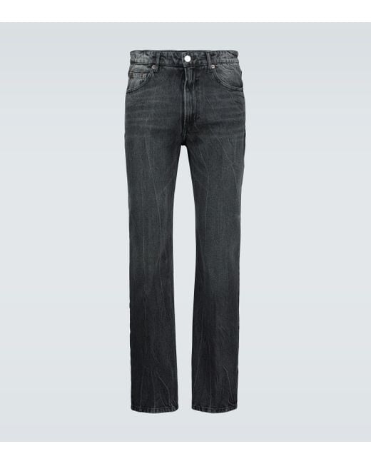 Balenciaga Denim Slim-fit Jeans in Black - Lyst