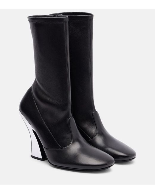 Givenchy Black Ankle Boots 95 Aus Leder