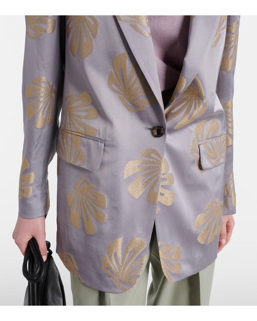 Dries Van Noten Gray Coats & Jackets