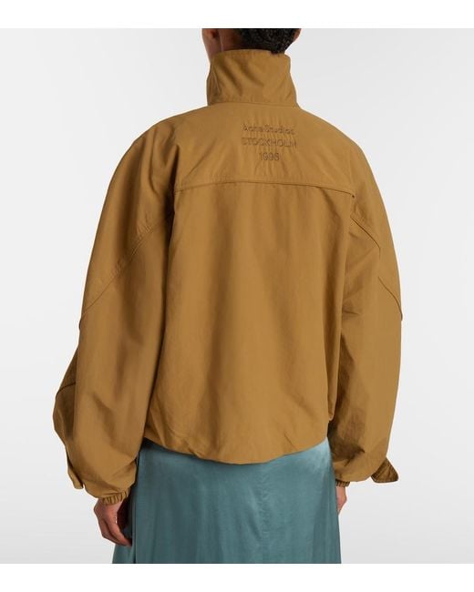 Acne Brown Logo Jacket