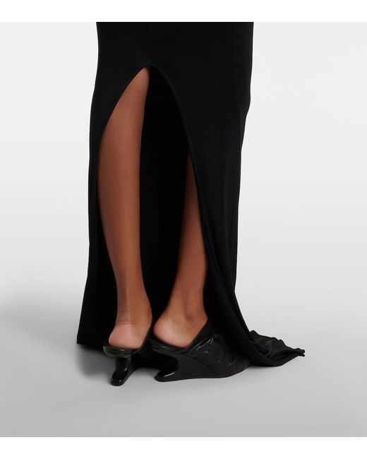 Rick Owens Black Temple Gown