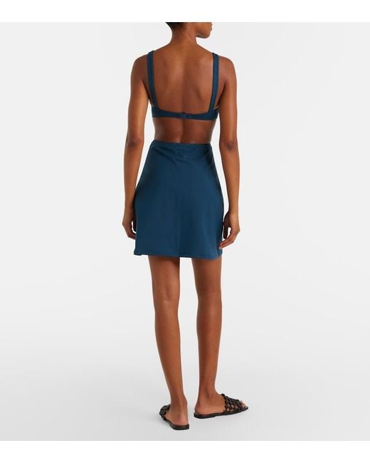 Eres Blue Maritime Miniskirt