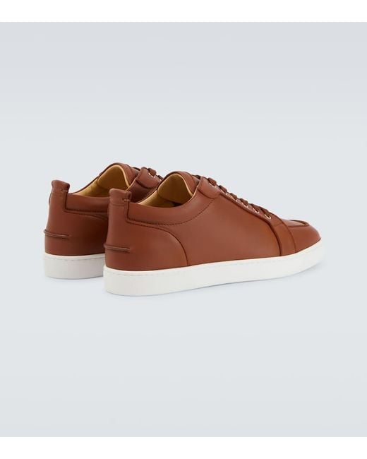 Christian Louboutin Sneakers Rantulow Orlato Aus Leder in Brown für Herren
