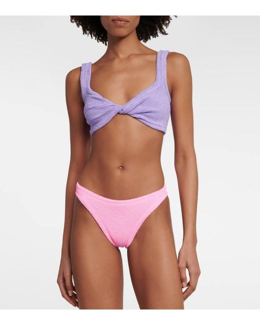 Hunza G Purple Juno Bikini