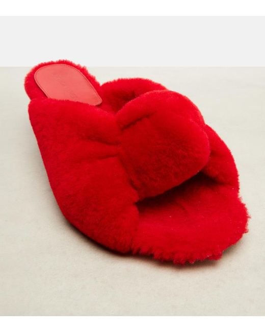 Bottega Veneta Red Cherry Mules