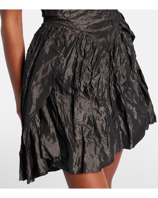 Vivienne Westwood Black Mini Sunday Draped Corset Dress