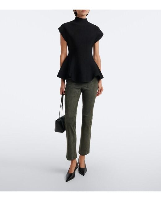 Stouls Gray Jp Twenty Leather Leggings