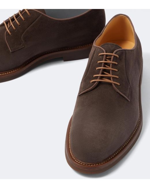 Stringate di Brunello Cucinelli in Brown da Uomo