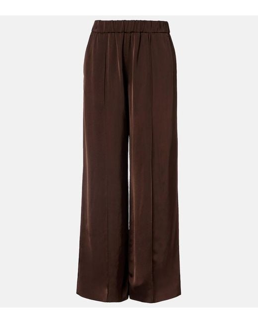Jil Sander Brown Wide-Leg Pants