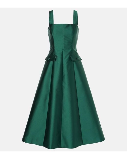 Markarian Green Alouette Midi Dress
