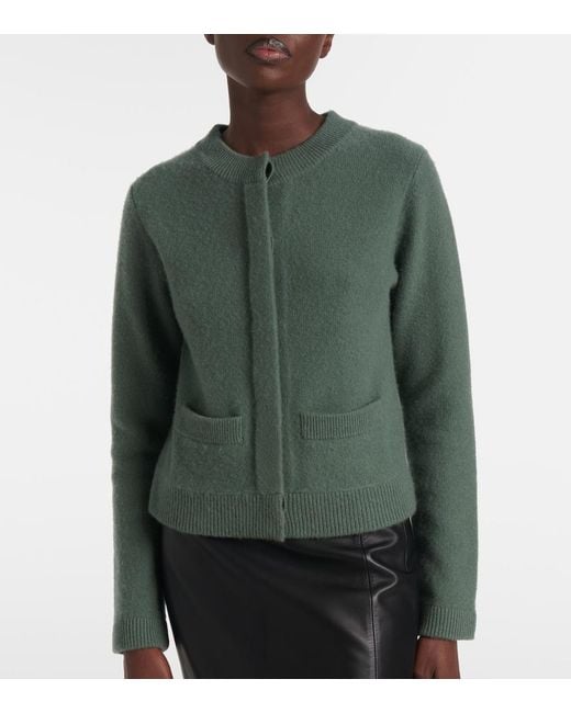 Vince Green Shrunken Boiled Knitted Jacket
