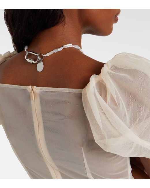 Collana Di Perle di Simone Rocha in White