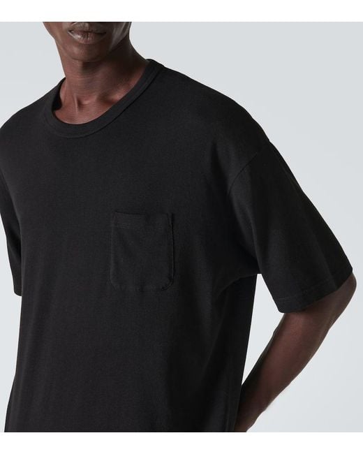 Camiseta Jumbo de algodon y seda Visvim de hombre de color Black