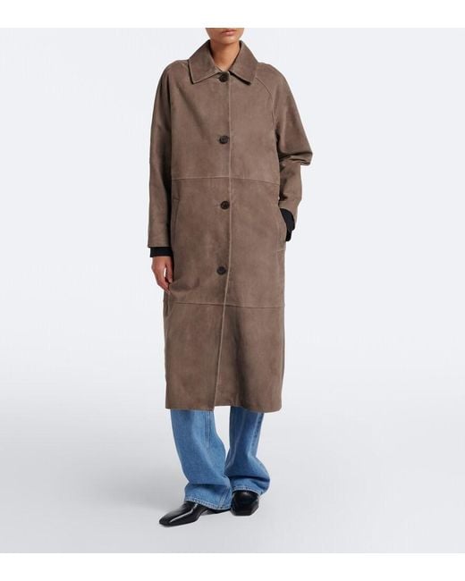 Arma Brown Judy Suede Coat
