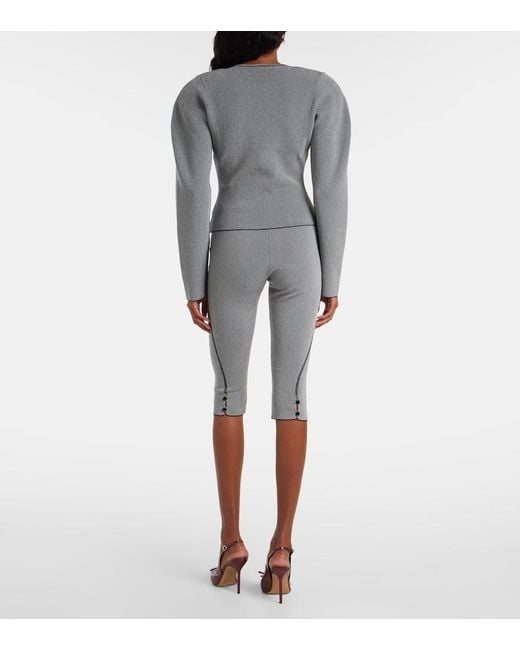 Cardigan Evening di Jacquemus in Gray