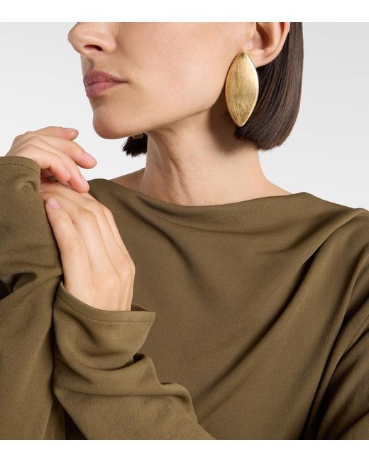 Pendientes Calissons Jacquemus de color Natural