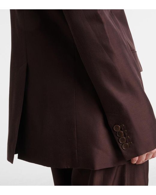 Joseph Brown Valery Silk And Cotton Blazer