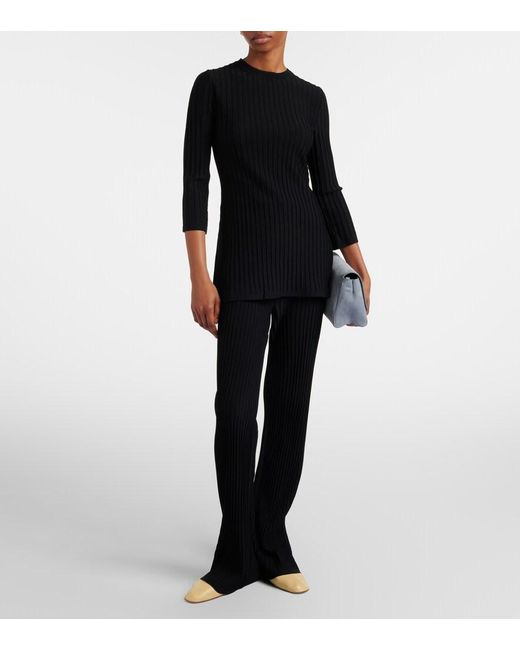 Max Mara Black Aderire Top