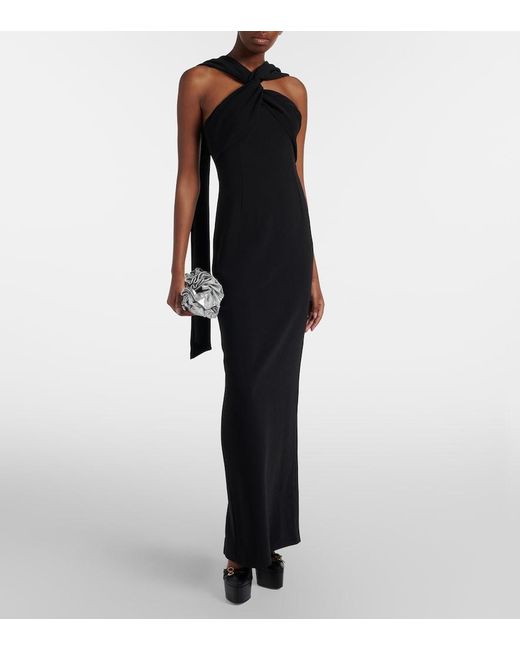 Solace London Black Rona Gown