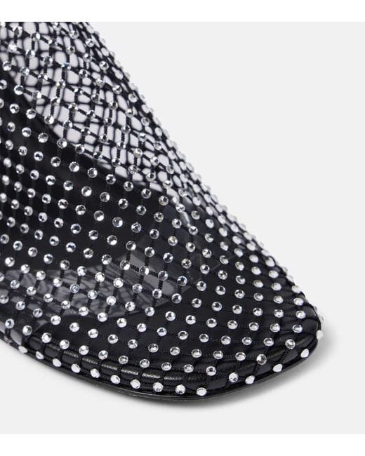 Pumps Minette A Rete Con Cristalli di Christopher Esber in Black
