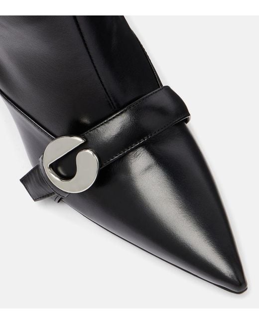 Coperni Black Stiefel Aus Leder