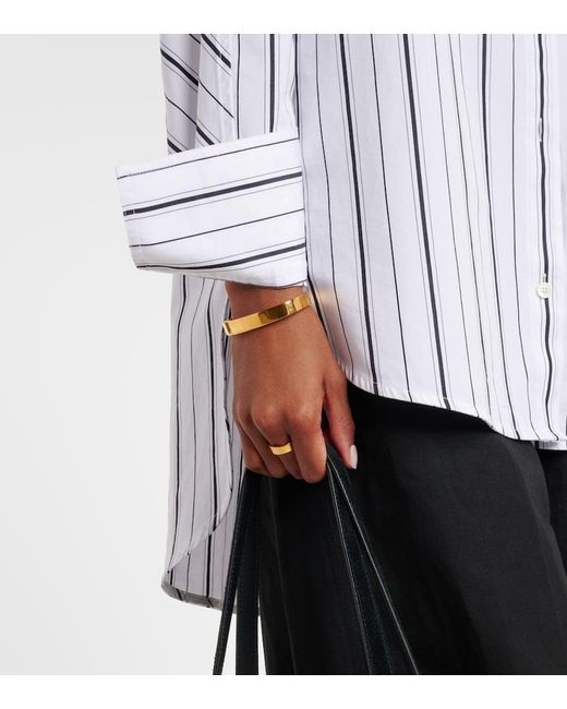 Totême  Metallic Signature18Kt-Plated Ring