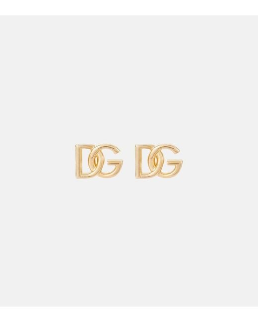 Dolce & Gabbana Metallic Dg Earrings