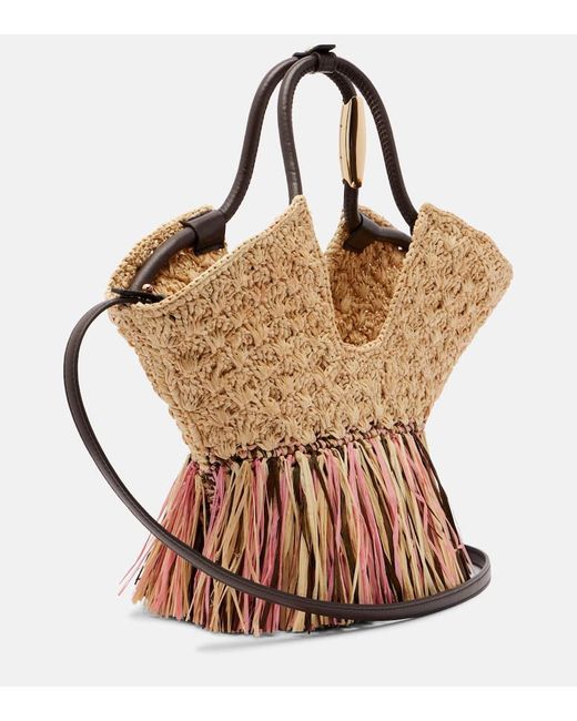 Zimmermann Metallic Tote Bag Goldentime Small Aus Raffiabast