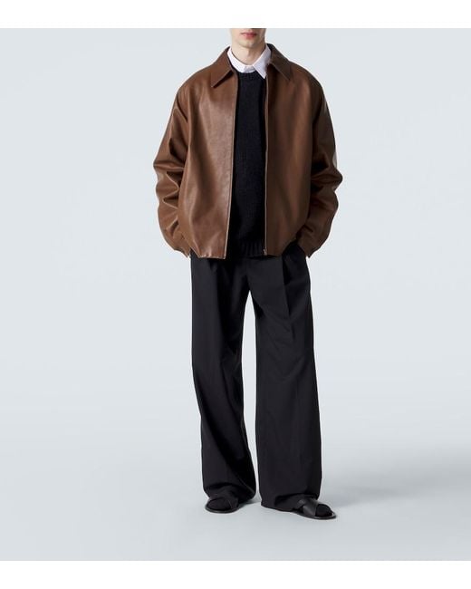 The Row Black Laing Silk Top for men