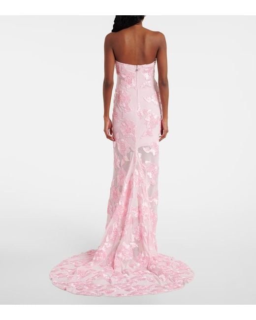 Robe De Mariee Brodee ROTATE BIRGER CHRISTENSEN en coloris Pink