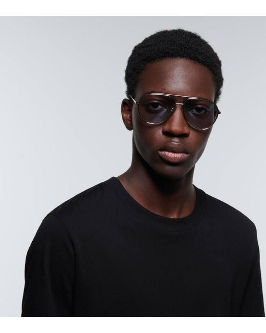 Dior Aviator-Sonnenbrille Dioressential A2U in Blue für Herren