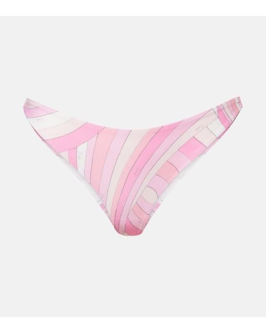 Emilio Pucci Pink Iride Bikini Bottoms