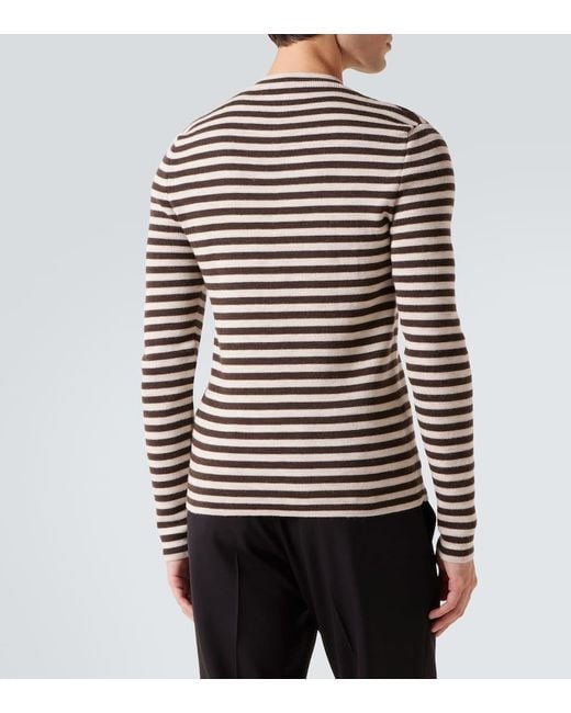Prada Pullover Aus Schurwolle in Natural für Herren