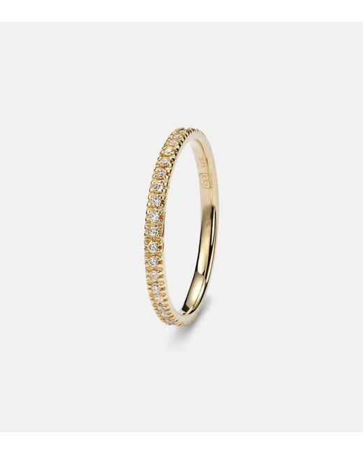 Sydney Evan Metallic 14Kt Eternity Ring With Diamonds