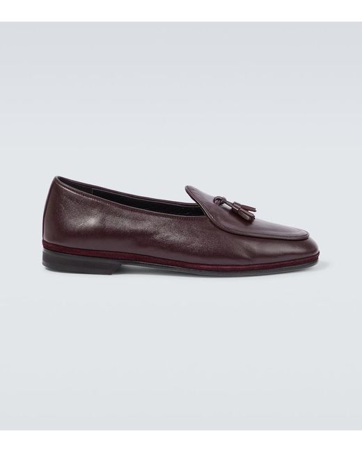Mocasines Marphy De Piel Con Borlas Rubinacci de hombre de color Brown