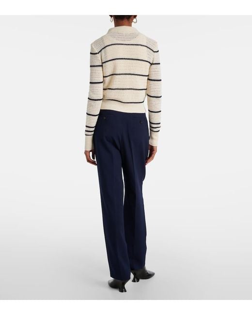 FRAME Natural The Shrunken Cotton-Blend Cardigan