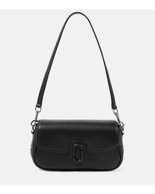 Marc Jacobs Black Schultertasche The Clover aus Leder