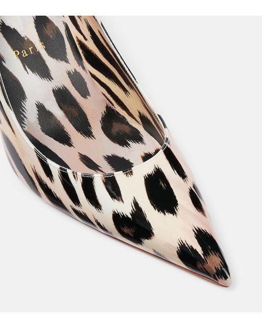 Christian Louboutin Metallic Pumps Miss Z 80 Aus Lackleder