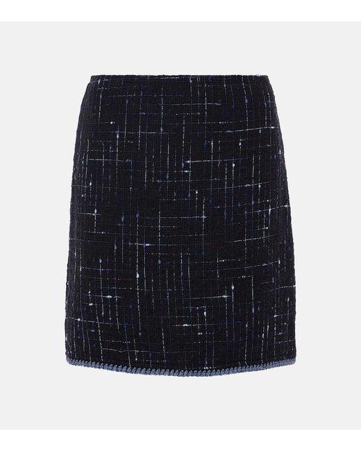 Etro Black Tweed Skirt
