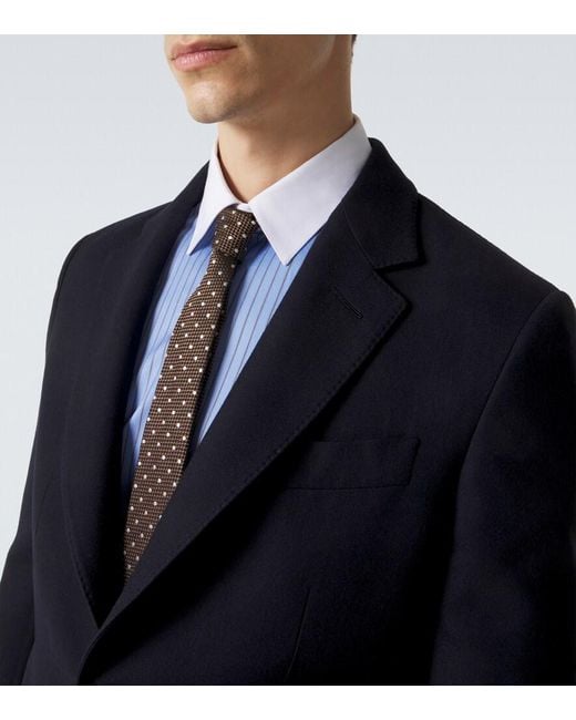 Tom Ford Blue Wool Jacket for men