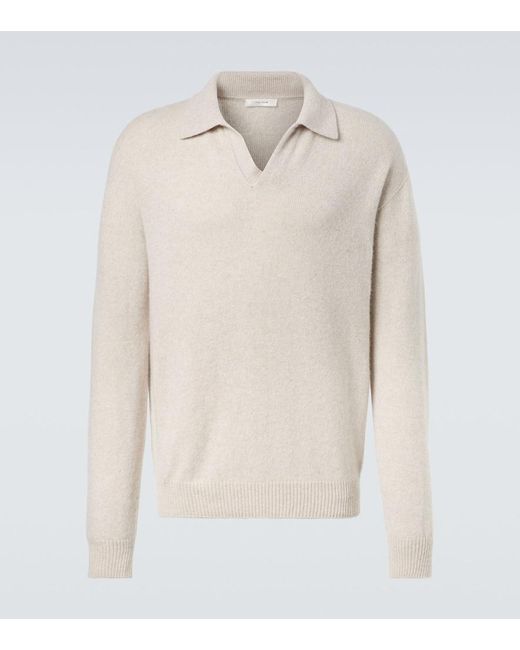 The Row Polopullover Leach Aus Kaschmir in Natural für Herren