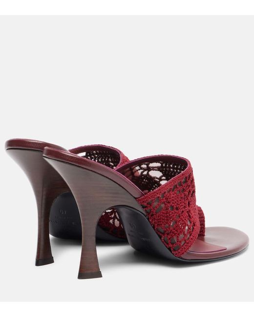 Sandalias De Croche Magda Butrym de color Red